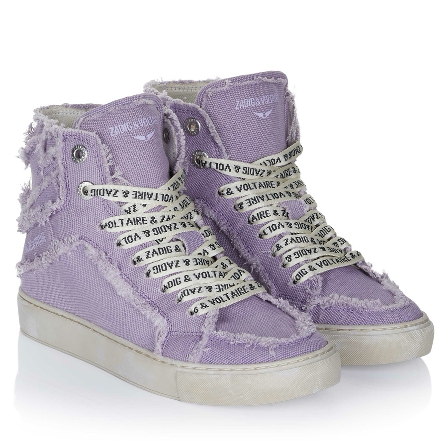 Zadig & Voltair High Top Flash Canvas Sneaker